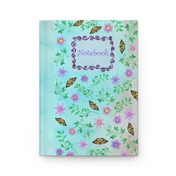 🌸 Let Your Thoughts Bloom – Whimsical Floral Hardcover Notebook 🌸