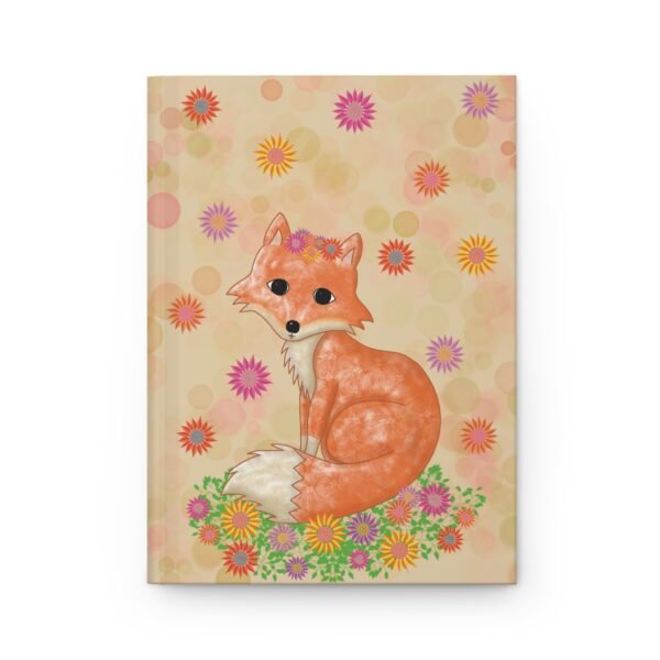🦊 Whimsical Fox Hardcover Journal – Embrace Your Creative Side