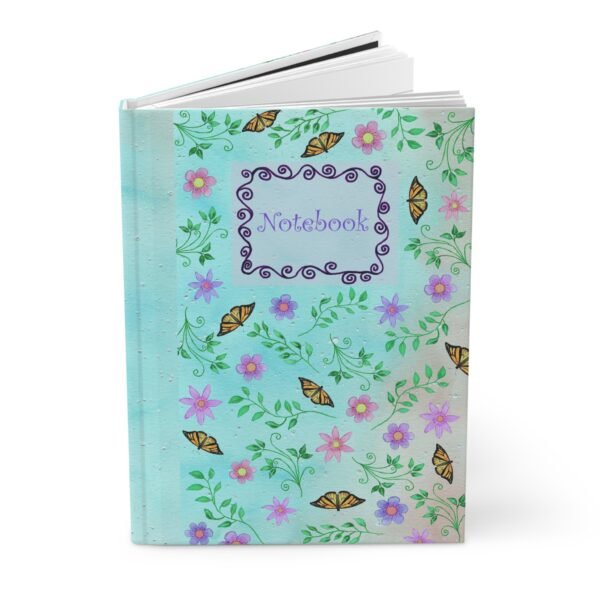 🌸 Let Your Thoughts Bloom – Whimsical Floral Hardcover Notebook 🌸 - Image 3