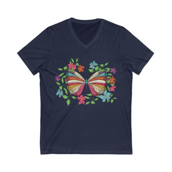 🦋 Blooming Butterfly V-Neck Tee – Wear Your Transformation - Image 9
