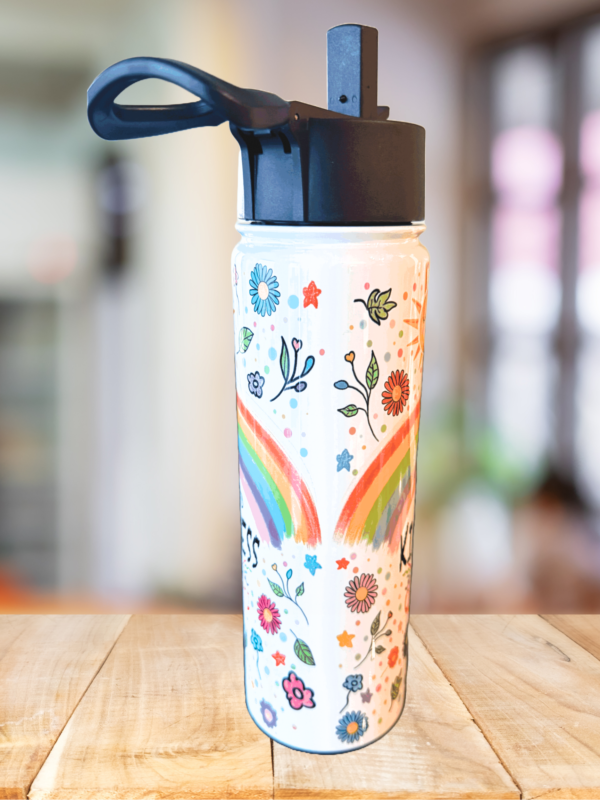 🌈 “Spread Kindness Like Confetti” Insulated Stainless Steel Bottle – Colorful Hydration with a Positive Vibe - Image 4