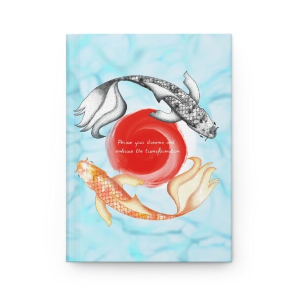 Koi Dreamscape Hardcover Journal – Embrace Your Flow