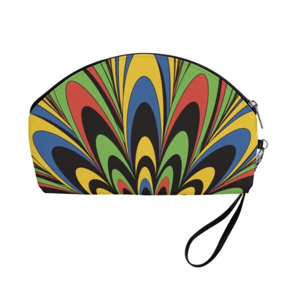 🌈 Curved Cosmetic Bags – Multicolor Magic On-the-Go - Image 2
