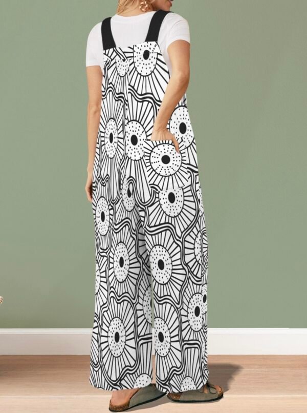 Geometric Cell Pattern Jumpsuit – Bold Moves, Smart Style - Image 3