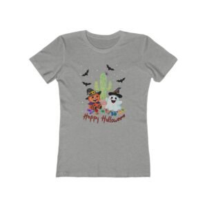 Halloween Graphic Tee, Women's Halloween T-Shirt, Cute Pumpkin & Ghost Shirt, Spooky Season Apparel, Fall Festival Wear