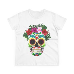 Colorful Skull Halloween Tee